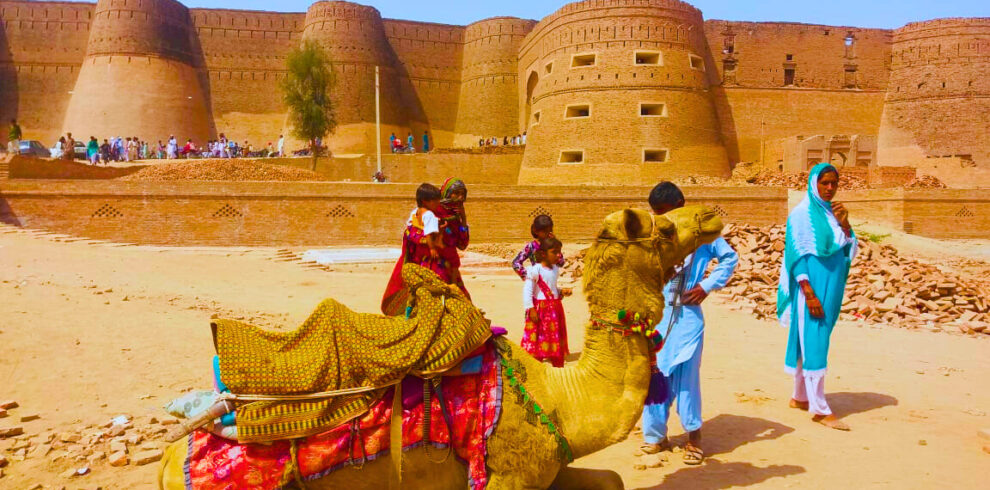 Derawar Fort is a fortress in the Cholistan Desert in the Bahawalpur District of Punjab.