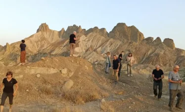 "Sunset over the Indus River near Sukkur"