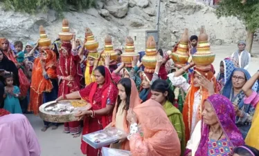 "Brick architecture of a shrine in Sehwan Sharif"