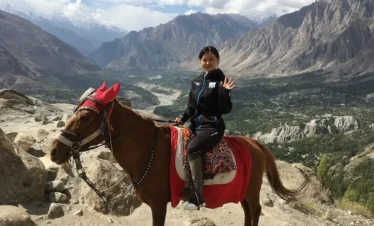 Horse riding tour in North Pakistan