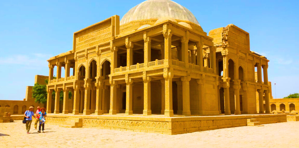 Makli Necropolis is one of the largest funerary sites in the world, spread over an area of 10 km near the city of Thatta