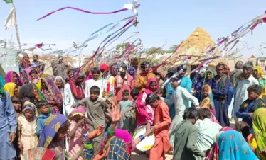 "Desert landscape during a tour to Tharparkar, Sindh, Pakistan"