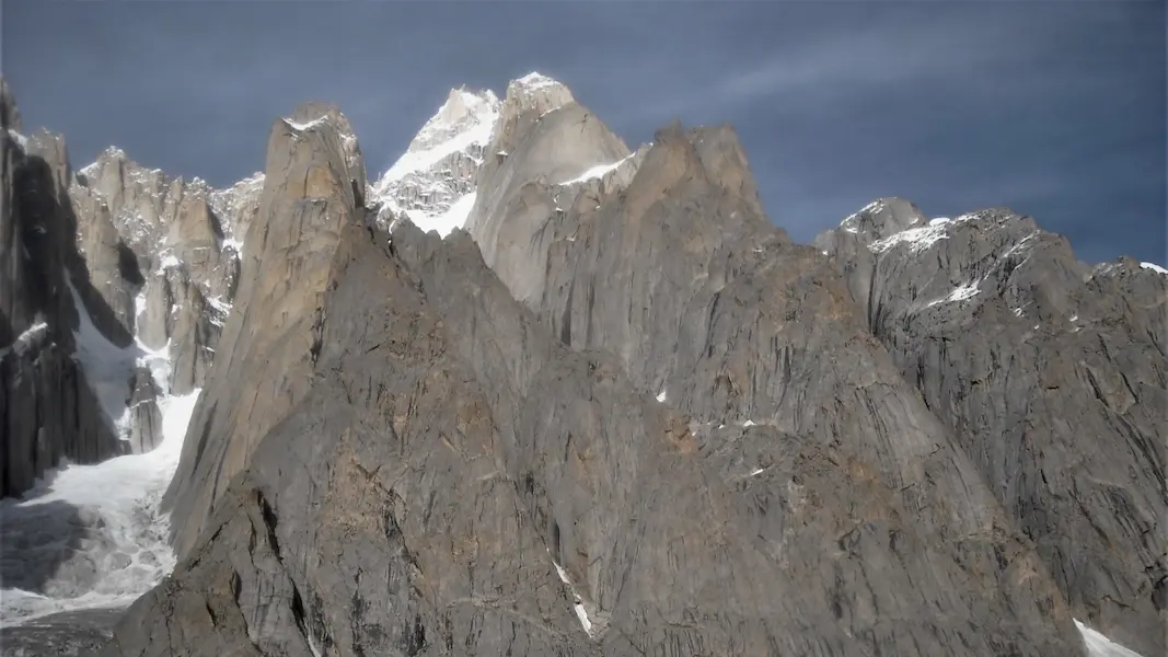 CLIMBING PEAK IN CHARKUSA VALLEY