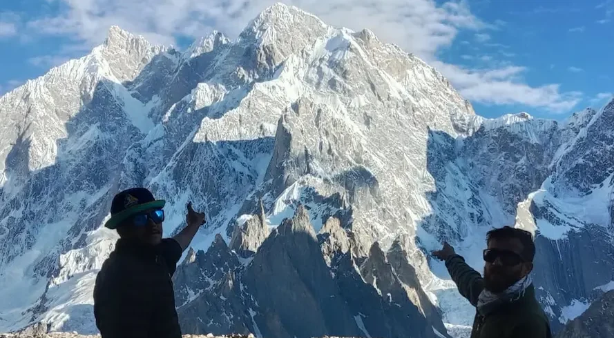 CLIMBING PEAK IN CHARKUSA VALLEY