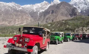 North Pakistan Adventure Transport Service jeep 4x4