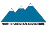Logo of North Pakistan Adventure featuring mountain peaks and travel-inspired design, representing tourism and adventure in northern Pakistan.