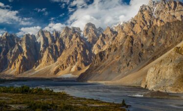 Suspension bridge in Passu Hunza adventure guiding tour