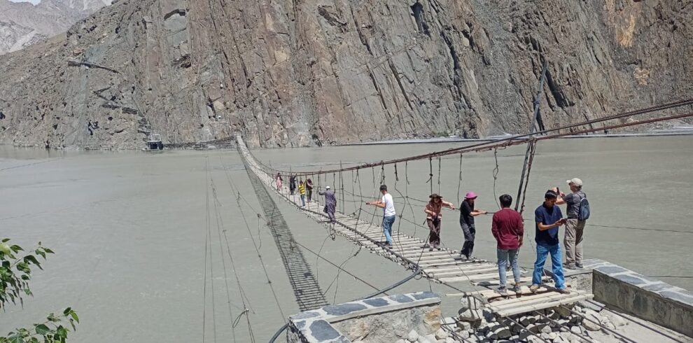 Trekking on Malangluti Glacier in Hunza