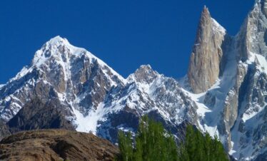 Baltit Fort Hunza under blue sky
