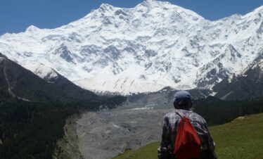 Nanga Parbat adventure towering peak view from Fairy Meadows