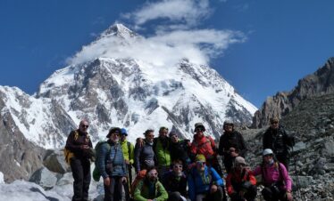 Concordia view of K2 and Karakoram peaks