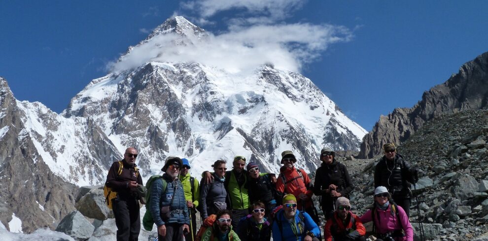 Concordia view of K2 and Karakoram peaks