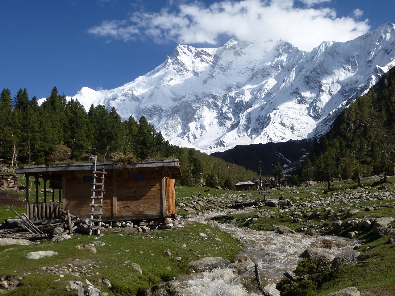 Trekking trail to Nanga Parbat Adventure Base Camp