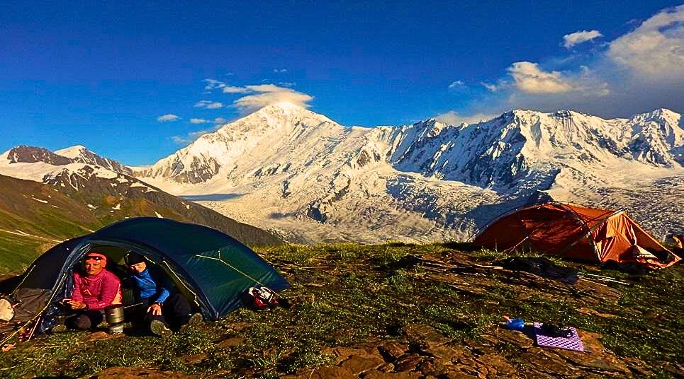 In the Base Camp of Diran Peak 7256M in Minapain-Nagar Valley of Gilgit-Baltistan.
