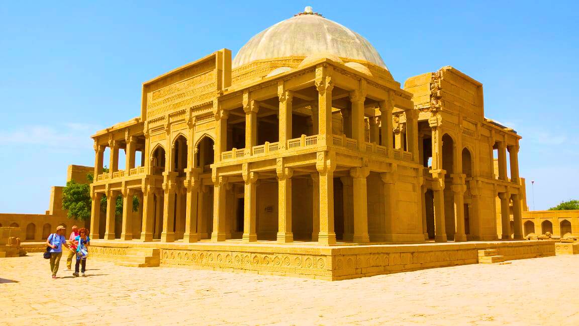 Makli Necropolis is one of the largest funerary sites in the world, spread over an area of 10 km near the city of Thatta