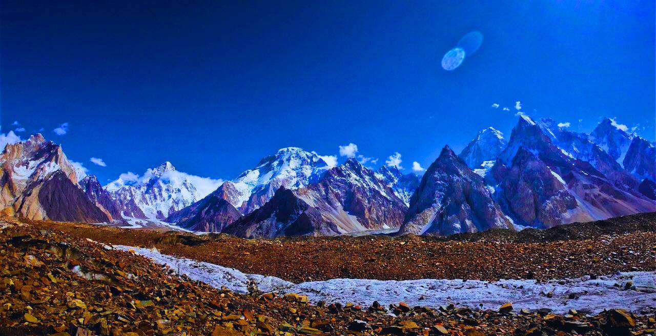 View of Baltoro mountains from Concordia- Karakorum Skardu- BaltistanPicture D