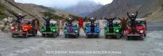 Adventurers on a jeep safari through Hunza Valley with North Pakistan Adventure